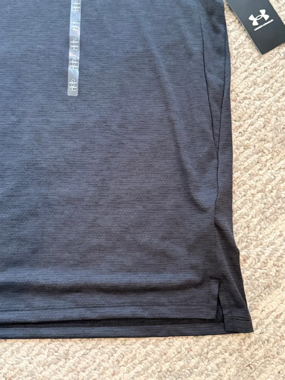 Under Armour Tank Top Size Small HeatGear Athletic Sleeveless Gray Shirt - Picture 6 of 12
